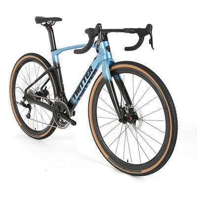 EPS 700C Carbon Fiber Gravel Bike , Twitter Aero Road Bike OEM Service