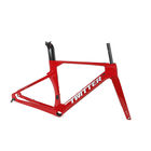 RoHS Certified Bike Lightweight Frame , 54cm Bike Frame Height Red Color