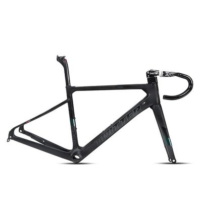 Customized Logo Carbon Road Frame , 56cm Bike Frame Multiple Color Choices