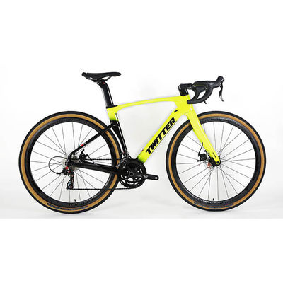 9.7KG TWITTER GRAVEL Carbon Fiber Gravel Bike , Carbon Fiber Hybrid Bike 700x40C Tire