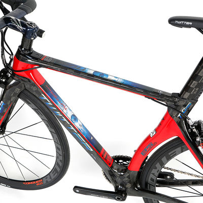 8.3KG 22 Speed Carbon Fiber Road Bike , Twitter T10 Pro Road Bike