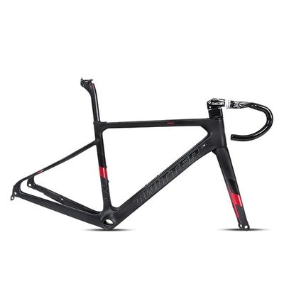 Customized Logo Carbon Road Frame , 56cm Bike Frame Multiple Color Choices