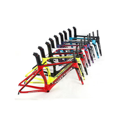 RoHS Certified Carbon Road Bike Frame 51cm With Holographic Color