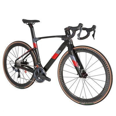 CYCLONEpro Carbon Fiber Road Bike Disc Brake Full Inner Cable SHIMANO UT/R8000 Carbon Wheel
