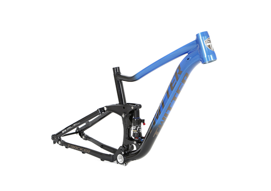 17" 19" Full Suspension Mountain Bike Frame With Shock Absorber