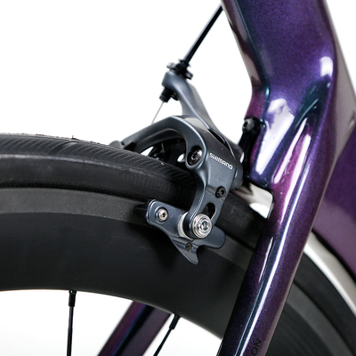R10 22 Speed Carbon Road Bike 50MM Carbon Wheels Rim Brake Holographic Color